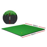 NNEDSZ Golf Hitting Mat Portable Driving Range Practice Training Aid 150x150cm
