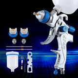 NNEDSZ HVLP Air Spray Gun Gravity Feed Cup Nozzles Included