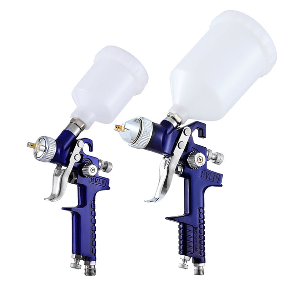 NNEDSZ 2PC HVLP Air Spray Gun Gravity Feed Cup Nozzles Included