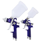 NNEDSZ 2PC HVLP Air Spray Gun Gravity Feed Cup Nozzles Included