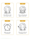 NNEOBA 15-Piece 24K Gold Hyaluronic Acid Face Mask Set