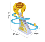 NNEOBA 9PCS Electric Duck Climbing Stairs Toy