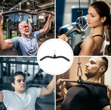 NNEOBA T-Shape Fitness Lower Pull Bar for Back and Arm Exercise