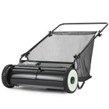 NNEMB Push Lawn Sweeper, 26' Wide Leaf and Grass Clipping Collector