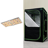 NNEDSZ Greenfingers Grow Tent Light Kit 100x100x200CM 2200W LED Full Spectrum