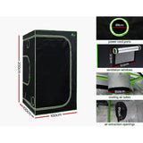NNEDSZ Greenfingers Grow Tent Light Kit 100x100x200CM 4500W LED Full Spectrum