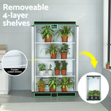 NNEDSZ Greenfingers Grow Tent 100x60x180cm 4 Tiers Kits Hydroponics Indoor Grow System