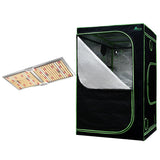 NNEDSZ Greenfingers Grow Tent Light Kit 120x120x200CM 2200W LED Full Spectrum