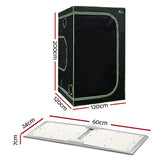 NNEDSZ Greenfingers Grow Tent Light Kit 120x120x200CM 2200W LED Full Spectrum