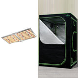 NNEDSZ Greenfingers Grow Tent Light Kit 120x120x200CM 2200W LED Full Spectrum