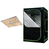 NNEDSZ Greenfingers Grow Tent Light Kit 120x120x200CM 4500W LED Full Spectrum