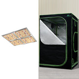 NNEDSZ Greenfingers Grow Tent Light Kit 120x120x200CM 4500W LED Full Spectrum