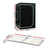 NNEDSZ Greenfingers Grow Tent Light Kit 150x150x200CM 2200W LED Full Spectrum