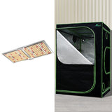 NNEDSZ Greenfingers Grow Tent Light Kit 150x150x200CM 2200W LED Full Spectrum