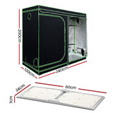 NNEDSZ Greenfingers Grow Tent Light Kit 240x120x200CM 2200W LED Full Spectrum