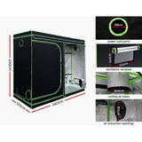 NNEDSZ Greenfingers Grow Tent Light Kit 240x120x200CM 2200W LED Full Spectrum