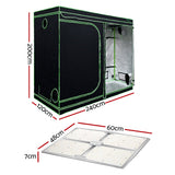 NNEDSZ Greenfingers Grow Tent Light Kit 240x120x200CM 4500W LED Full Spectrum