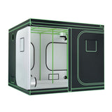 NNEDSZ Greenfingers Grow Tent Kits 240x240x200cm Hydroponics Indoor Grow System Black
