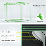 NNEDSZ Greenfingers Grow Tent Kits 240x240x200cm Hydroponics Indoor Grow System Black