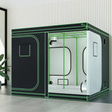 NNEDSZ Greenfingers Grow Tent Kits 240x240x200cm Hydroponics Indoor Grow System Black
