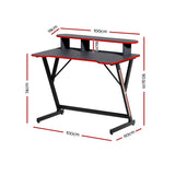 NNEDSZ Artiss Gaming Desk Computer Desks 100CM