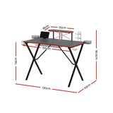 NNEDSZ Artiss Gaming Desk Computer Desks 105CM