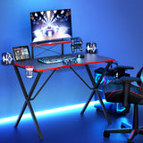 NNEDSZ Artiss Gaming Desk Computer Desks 105CM