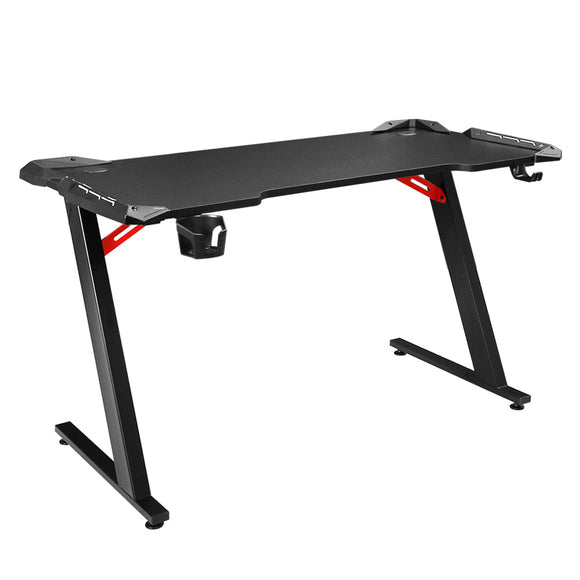 NNEDSZ Artiss Gaming Desk Computer Desks LED Light 120CM