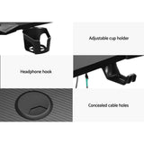 NNEDSZ Artiss Gaming Desk Computer Desks LED Light 120CM