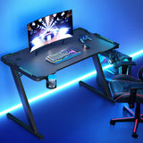 NNEDSZ Artiss Gaming Desk Computer Desks LED Light 120CM