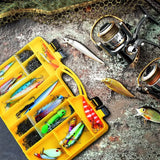 NNEOBA Waterproof Double Layer Fishing Tackle Box