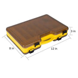 NNEOBA Waterproof Double Layer Fishing Tackle Box