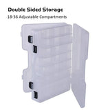 NNEOBA Waterproof Double Layer Fishing Tackle Box