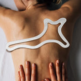 NNEOBA Stainless Steel Gua Sha Scraping Massage Tool Muscle Scraper Silver