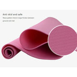 NNETM Folding Thick Yoga Mat Non-Slip Exercise Fitness Pad for Women