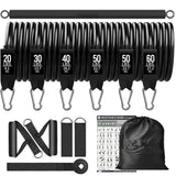 NNEOBA Workout Bar Resistance Bands Set – Pilates, Yoga & Home Gym Training Equipment