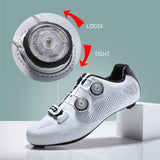 NNEOBA Ultralight Carbon Fiber Sole Road Bike Shoes