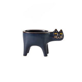 NNEOBA Ceramic Flower Pot Cute Cat Shape Garden Pots Succulent Planter Plant Container Home Desktop Decor Vase For Living Room