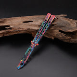 NNEOBA Four-Hole Butterfly Practice Knife