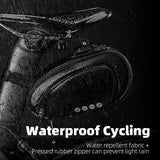 NNEOBA Rainproof Shockproof Bike Saddle Seatpost Bag Black