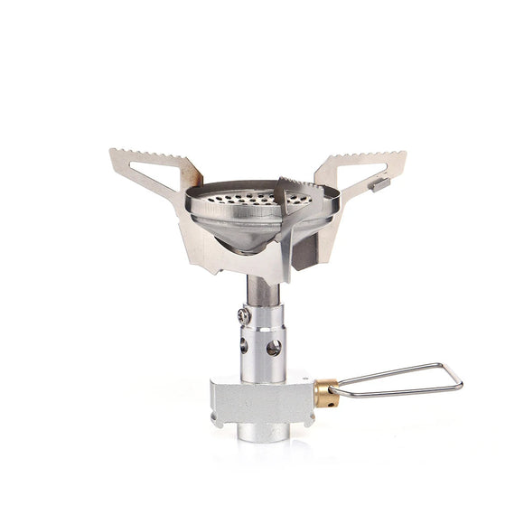 NNEOBA Camping Gas Mini Backpack Stove Silver