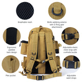 NNEOBA Multifunctional Fishing Tackle Backpack Tactical Gear Bag Khaki
