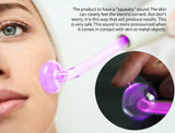 NNEOBA High Frequency Facial Machine with Argon Treatment - Electrotherapy Wand for Acne and Hair Care
