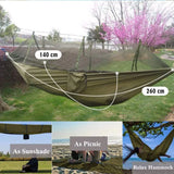 NNEOBA 2-Person Camping Hammock with Mosquito Net