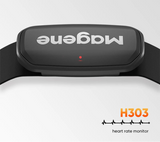 NNEOBA Dual Heart Rate Monitor Chest Strap 2-Pack H303 Sensors Black