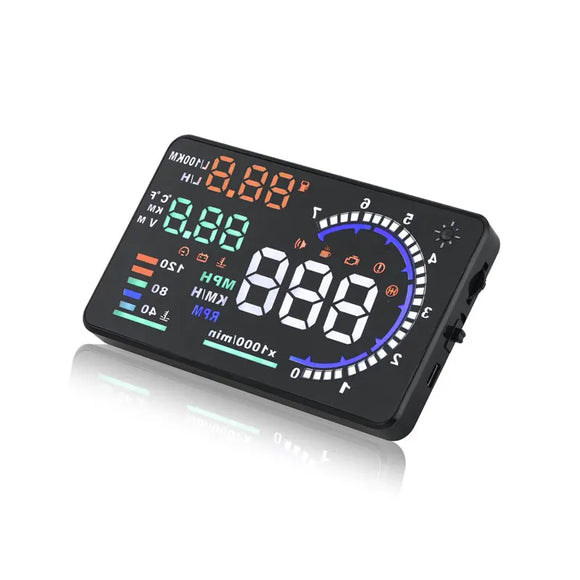 NNEOBA ADQ 5.5 OBD2 HUD A8 Digital Head-Up Display Speedometer Black