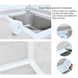 NNEOBA Bathroom Shower Sink Bath Sealing Strip Tape White