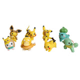 8Pcs Pokemon Anime Character Set Mini Collectible Plastic Figures