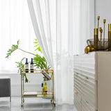 NNEOBA White Tulle Curtains