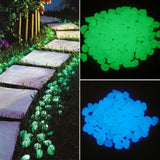 NNEOBA Glow in the Dark Garden Pebbles